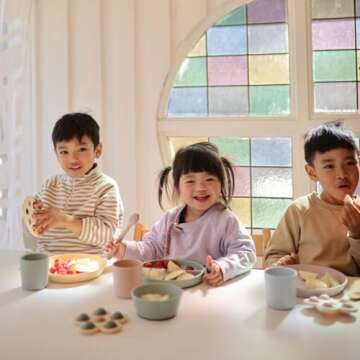 mushie Silicone Baby Feeding Spoons | 2 Pack (Ivory)