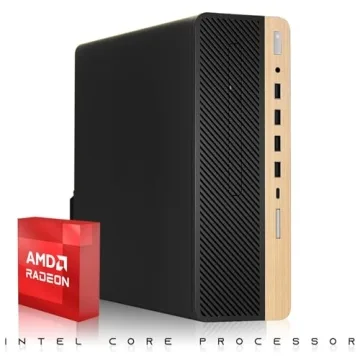 HP Light Premium Desktop PC with AMD Processor and RGB Gear