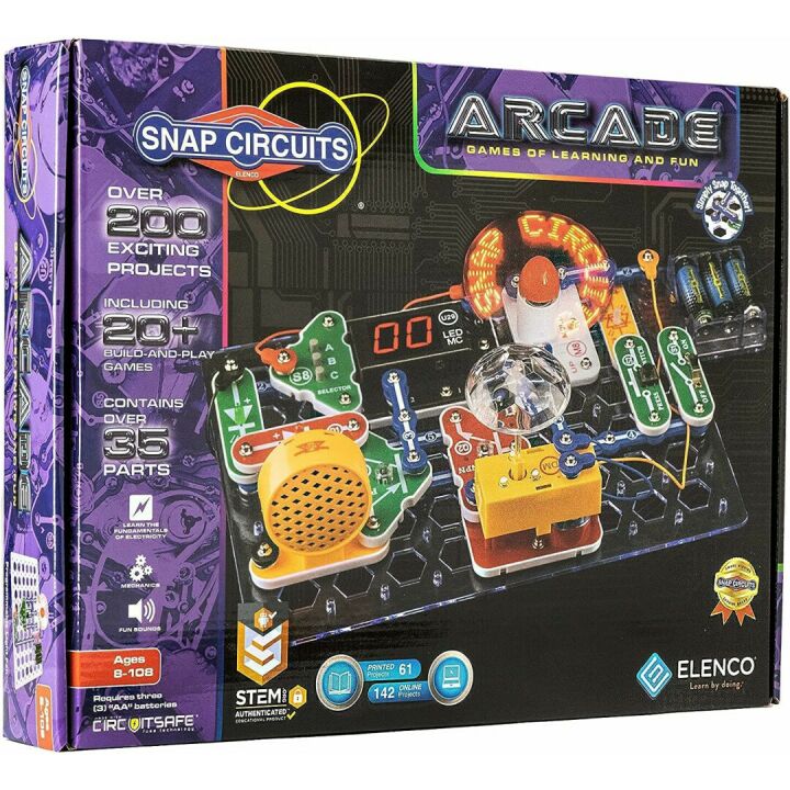 Snap Circuits Arcade Electronics Kit for Kids