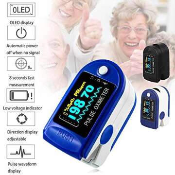 LASHA Pulse Oximeter | Quick & Accurate Health Monitoring