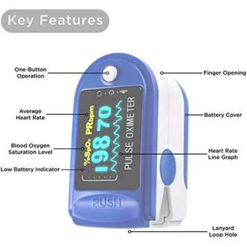 LASHA Pulse Oximeter | Quick & Accurate Health Monitoring