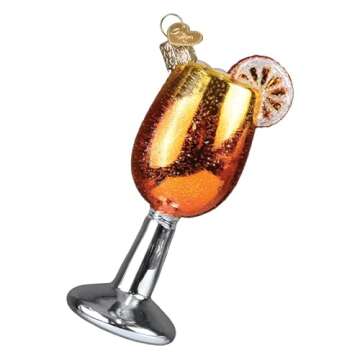 Old World Christmas Aperol Spritz Glass Hanging Ornament
