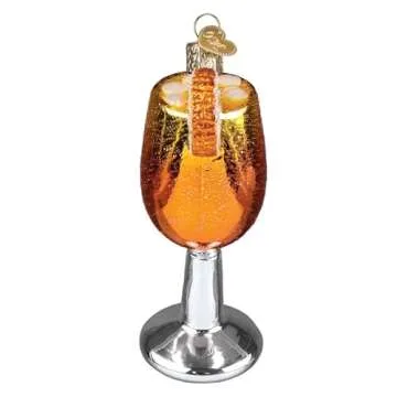 Old World Christmas Aperol Spritz Glass Hanging Ornament