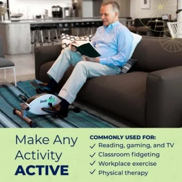 DeskCycle 2 Under Desk Bike Pedal Exerciser for Fitness