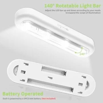 Bright OxyLED Mini Tap Closet Lights with Touch Sensor