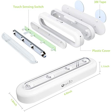 Bright OxyLED Mini Tap Closet Lights with Touch Sensor