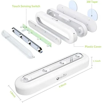 Bright OxyLED Mini Tap Closet Lights with Touch Sensor
