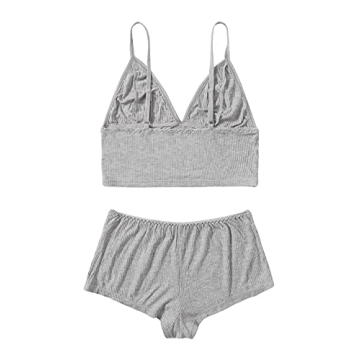 SweatyRocks Women's Lace Trim Lingerie Set for Comfort