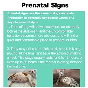 WEEGEEKS Whelping Kit,Whelping Kit for Puppies Birth with 12pcs Whelping Collars,Puppy Feeding Tube etc,Newborn Puppy Whelping Supplies