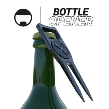 Blue Tees 6-in-1 Divot Tool Golf Essential with Ball Marker