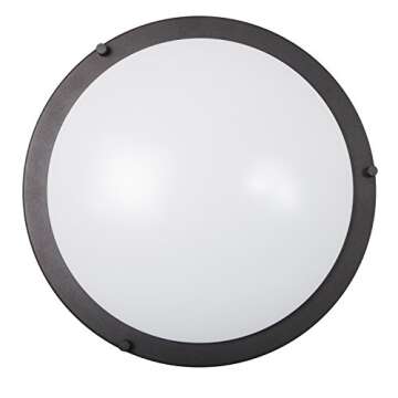 Maxxima 14 in. LED Flush Mount Ceiling Light Fixture, 1900 Lumens, 5 CCT 2700K/3000K/3500K/4000K/500...
