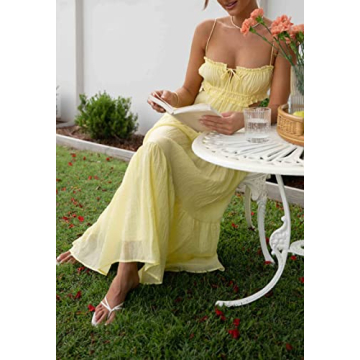 Leyajedol Women Y2K Bodycon Long Dress for Summer