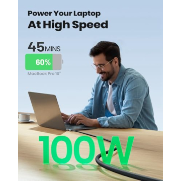 INIU USB C to C Cable, 6.6ft 240W Fast Charging