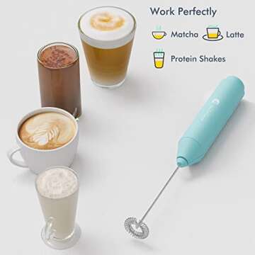 Milk Frother Handheld Foam Maker for Coffee Lovers