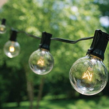 VMANOO Waterproof G40 Globe String Lights for Outdoor Use