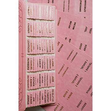 Elegant UPAFEXXI Leather Bible Tabs with Gold Foil