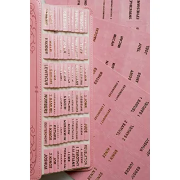 Elegant UPAFEXXI Leather Bible Tabs with Gold Foil