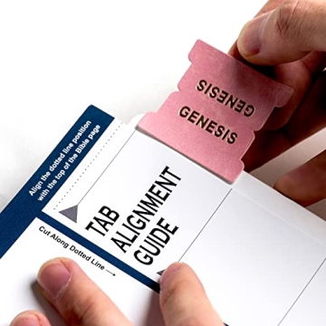 Elegant UPAFEXXI Leather Bible Tabs with Gold Foil