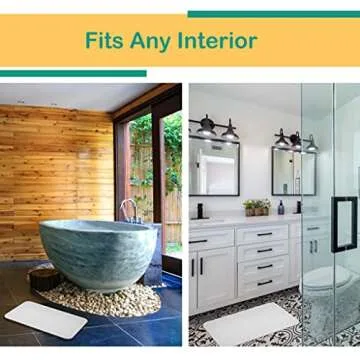Diatomite Bathroom Mat - Fast Absorbing, Eco-Friendly Design