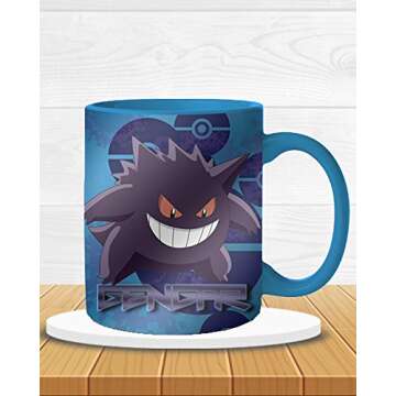 Pokemon Gengar Coffee Mug - Perfect Gift for Fans