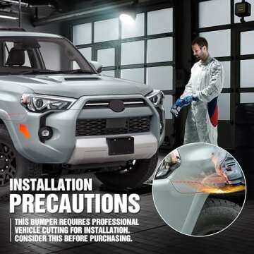 EYOUHZ Front Bumper for 2015-2024 Toyota 4Runner