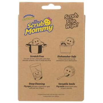 SCRUB DADDY Scrub Mommy Scrubber & Sponge, 1 EA