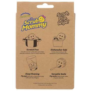 SCRUB DADDY Scrub Mommy Scrubber & Sponge, 1 EA