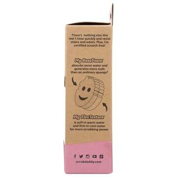 SCRUB DADDY Scrub Mommy Scrubber & Sponge, 1 EA