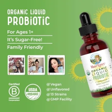 MaryRuth Organics Liquid Probiotic for Digestive Health