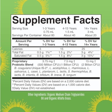 MaryRuth Organics Liquid Probiotic for Digestive Health