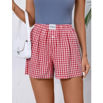 LOMON Women's Boxer Shorts - Perfect for Summer Comfort