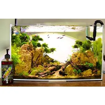 Thrive Planted Aquarium Fertilizer -All in One Planted Tank Liquid Fertilizers - Micro & Macro Nutrient Rich Food for Aquatic Plants - Highly Concentrated for 2500 Gallons of Water - Handy Pump Bottle