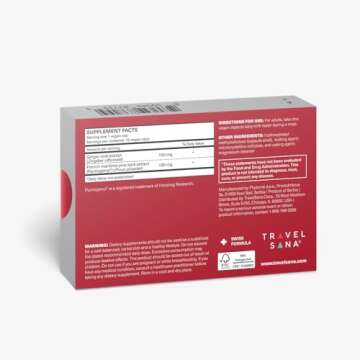 TRAVELSANA Long-Haul Circulation | Supports Healthy Circulation in Legs, Ankles and Feet | Promotes ...