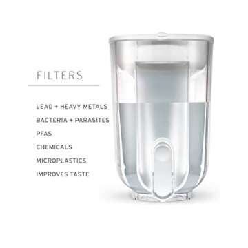 LifeStraw Home – Water Filter Dispenser, 18-Cup, BPA-Free Plastic, Tested to Protect Against Bacte...