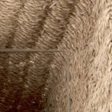 Household Essentials Seagrass Wicker Stair Step Storage Basket