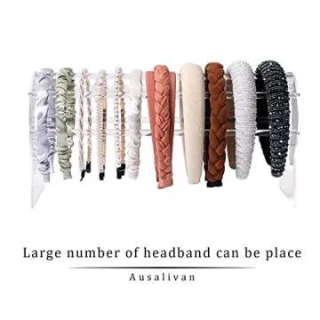Stylish Ausalivan Acrylic Headband Holder for Disney Ears