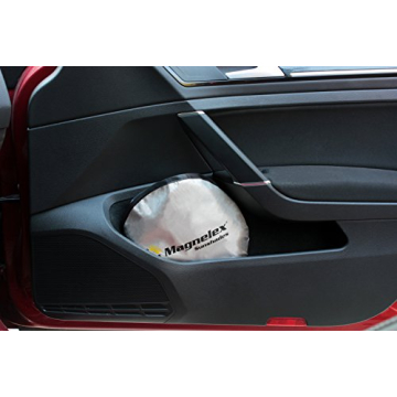 Magnelex Car Windshield Sunshade with Steering Wheel Cover