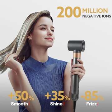 Hair Dryer Brush, webeauty 5 in 1 One Step Professional Hot Air Brush Set for Fast Drying, Curling D...