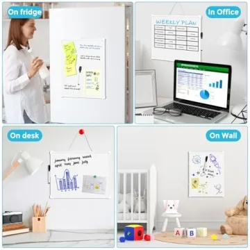 MaxGear Double-Sided Dry Erase Whiteboard - 14x11