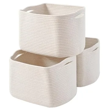 Stylish Multi-functional Storage Basket Set for Home Organization
