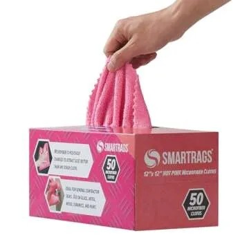 Arkwright Smart Rags - Lint Free Microfiber Cleaning Cloths