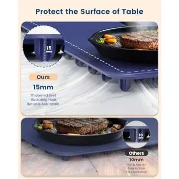 Electric Food Warming Mat with 4 Temperature Settings for Parties