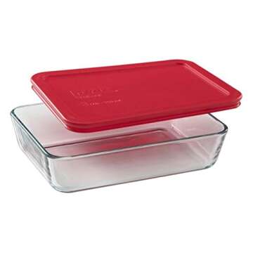 Pyrex Simply Store Glass Food Storage Container - Perfect for Meal Prep & Storage