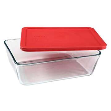 Pyrex Simply Store Glass Food Storage Container for Easy Meal Prep