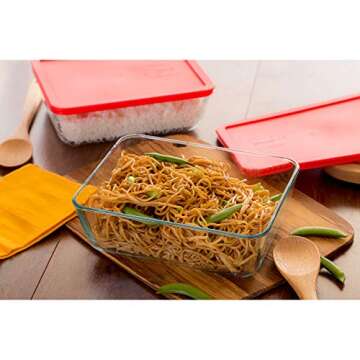 Pyrex Simply Store Glass Food Storage Container for Easy Meal Prep