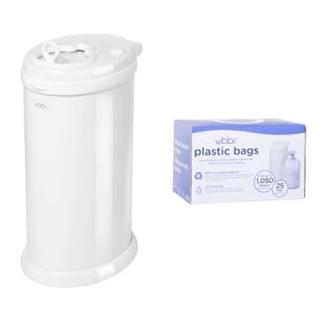 Ubbi Steel Odor Locking & Disposable Diaper Pail - Durable and Efficient Solution
