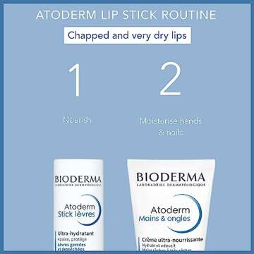 Bioderma - Atoderm - Lip Stick - Hydrating, Soothing and Renewing Lip Stick - for Dry Lips - net wt.0.14 oz.