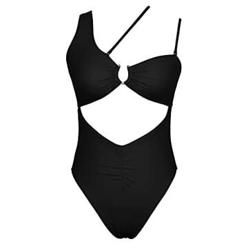 ESONLAR Cutout One Piece Swimsuit for Women Light Cheeky Design
