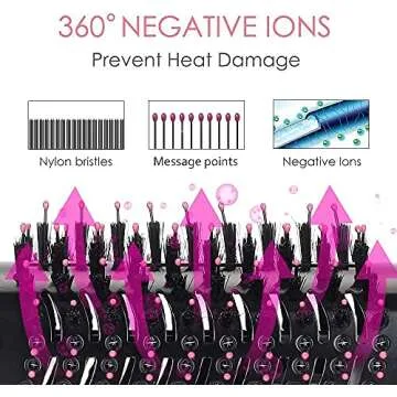 SHOSHE Hair Dryer Brush 4 in 1 Styler Volumizer