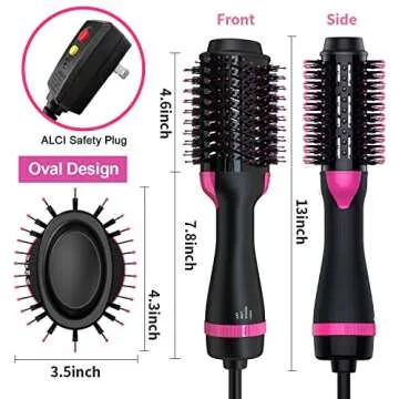 SHOSHE Hair Dryer Brush 4 in 1 Styler Volumizer